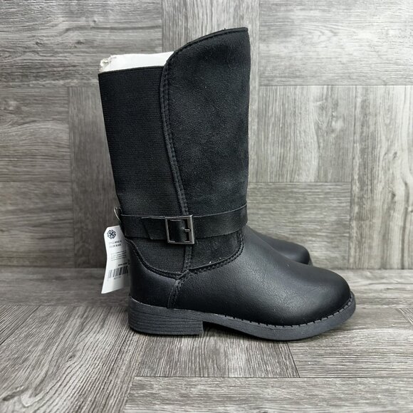 OshKosh B'Gosh Toddler size 9 Black Knee High Boots - Picture 1 of 8